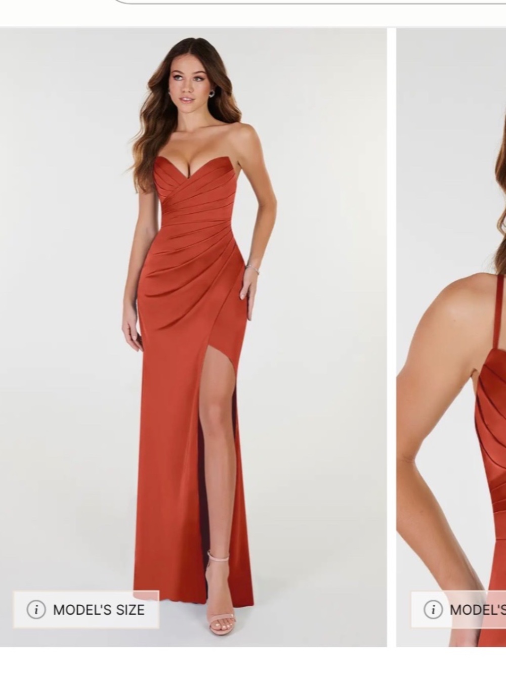Azazie Rust Dress